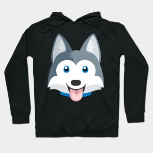 Happy Puppy Face Mask Hoodie